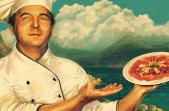 Фото повара с блюдом