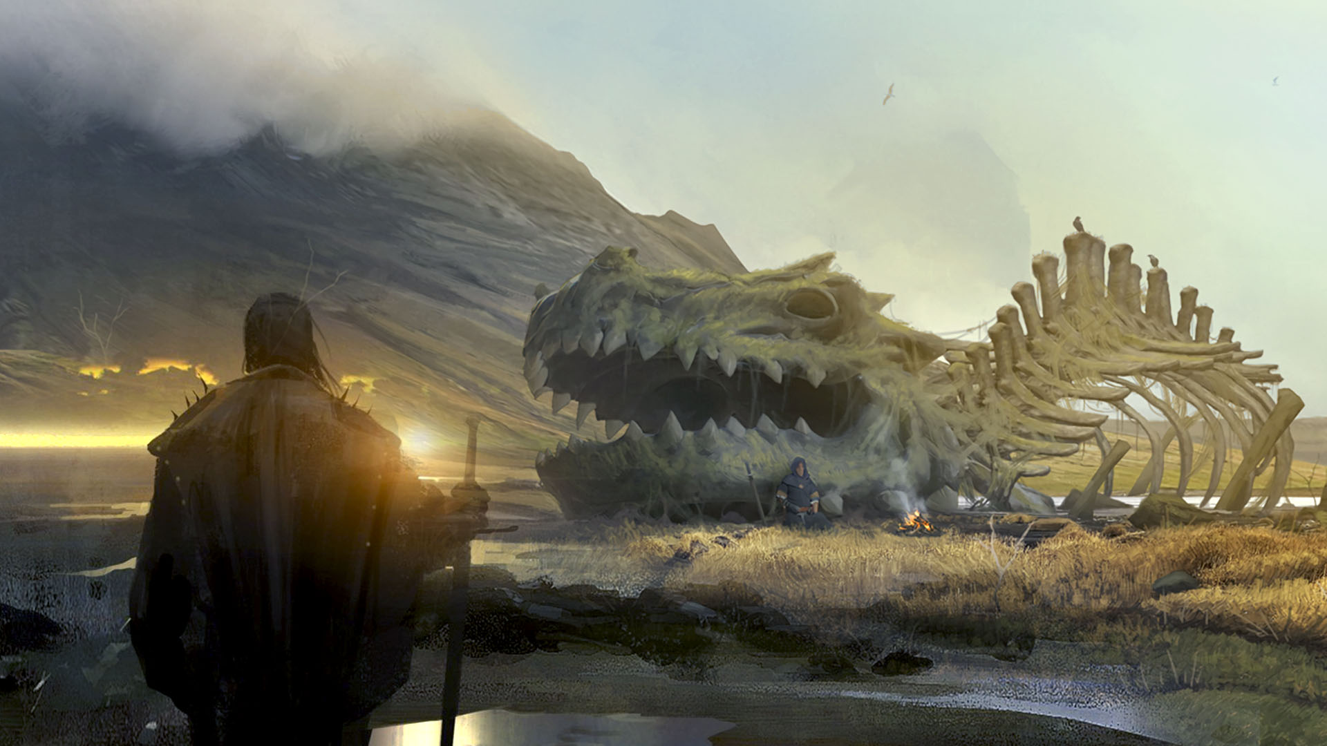 жреческая палеонтология на вулкане бродячая труппа и дракон 2