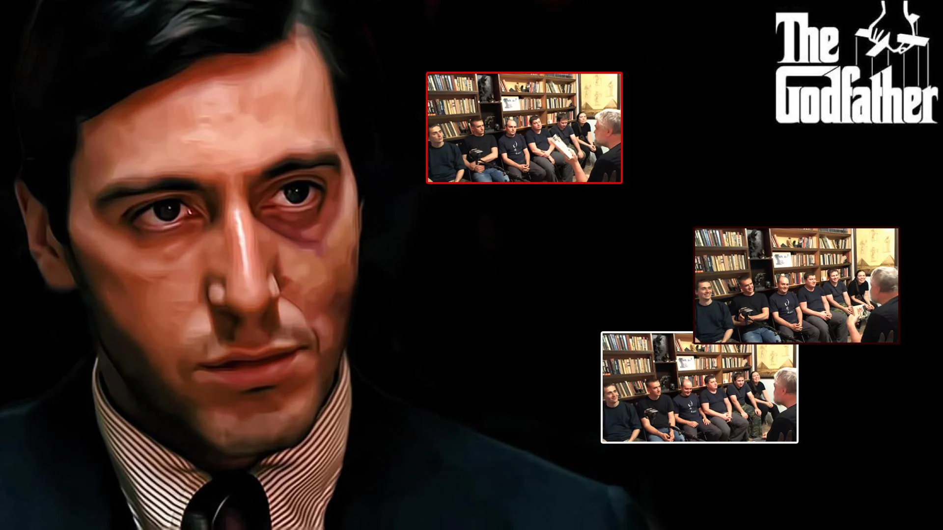 крёстный отец и девушка с татуировкой дракона